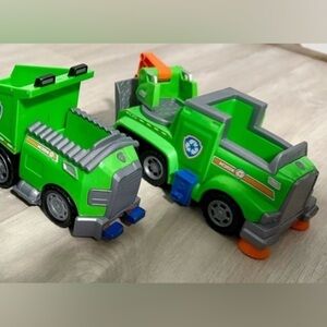 PAW Patrol Rescue Rocky Recycling Truck Moving Front Claw Truck Only Set Of 2